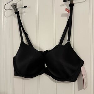 Ambrielle Black Molded Cup Bra with Adjustable Straps